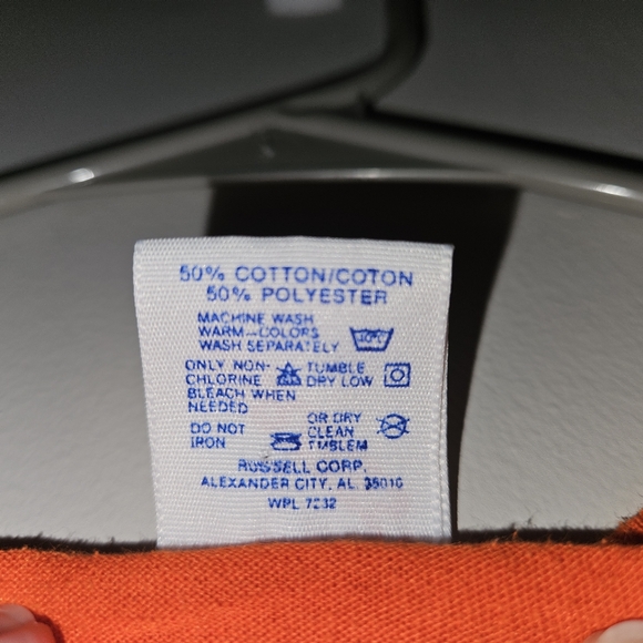 Vintage Jerzees Halloween T-Shirt Orange - Picture 5 of 6